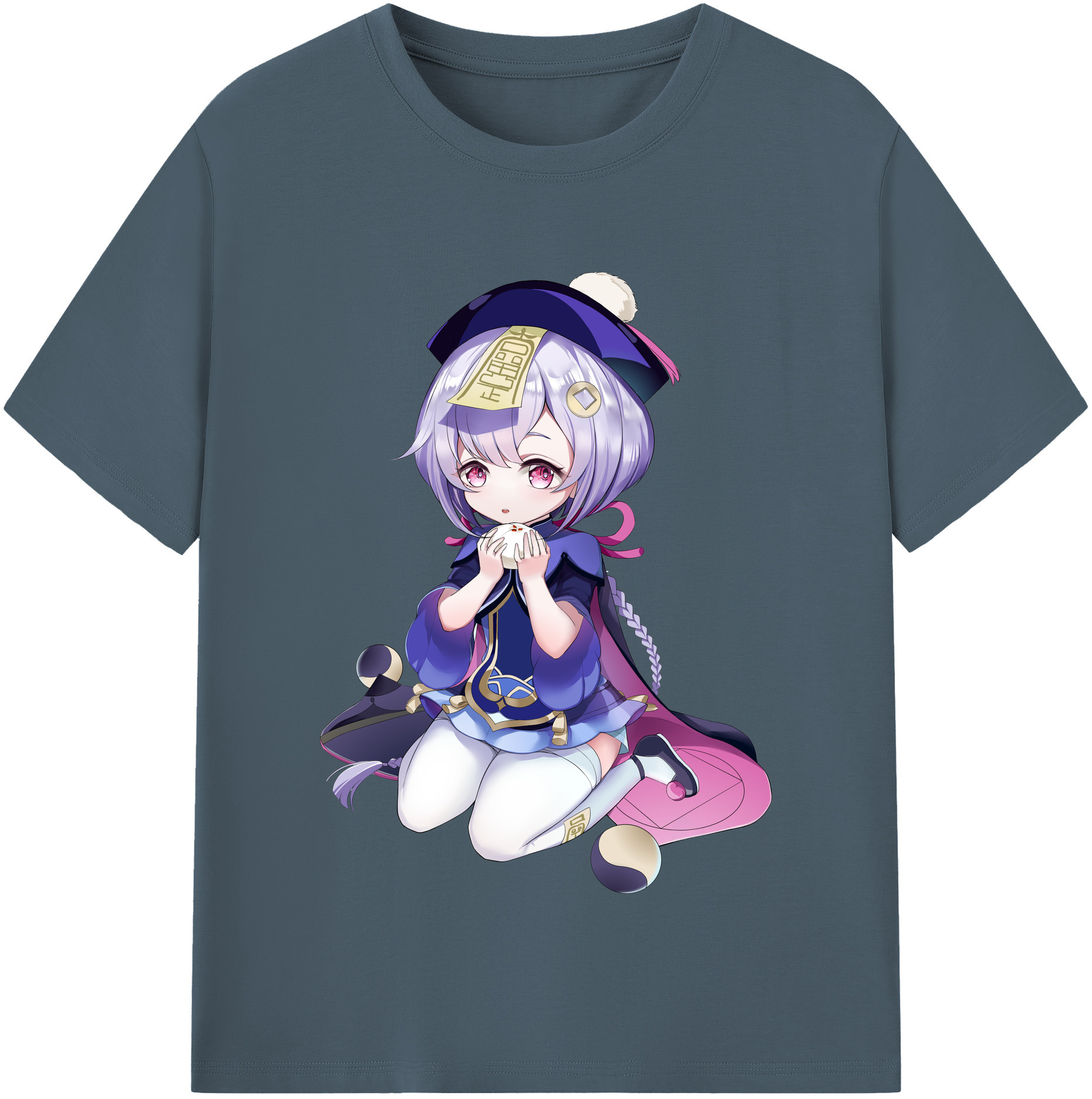げんし神 七七 なな  genshin Nana 綿100％半袖Tシャツ（フロントプリント）